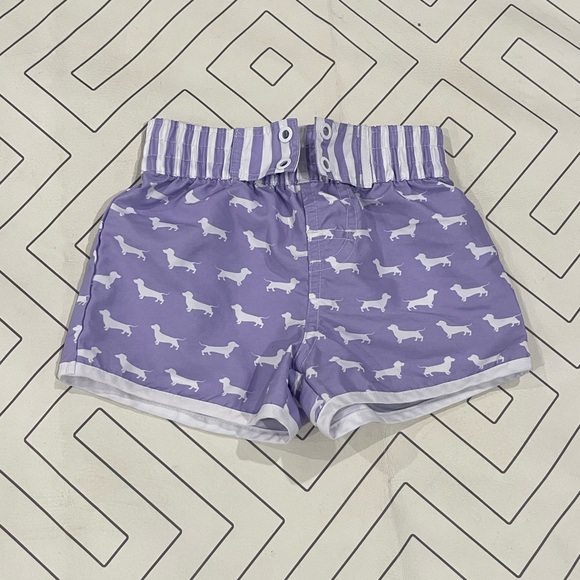 Seaside Purple Boardie Shorts - Picture 1 of 9